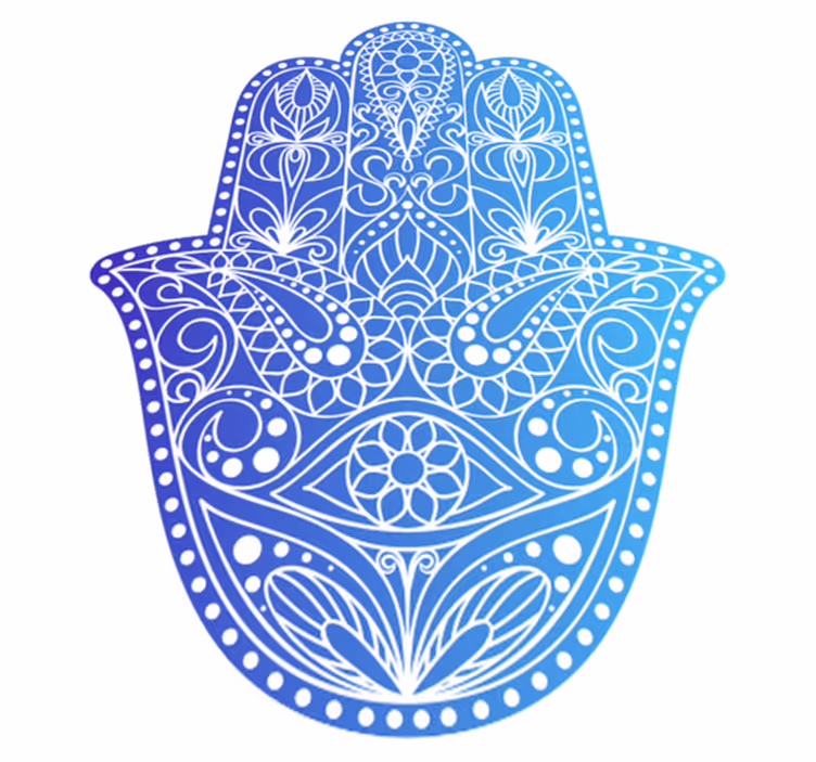 Vinyl tapijt mandala geïnspireerd decor - TenStickers