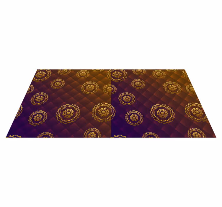 Vinyl tapijt mandala motief overlay - TenStickers