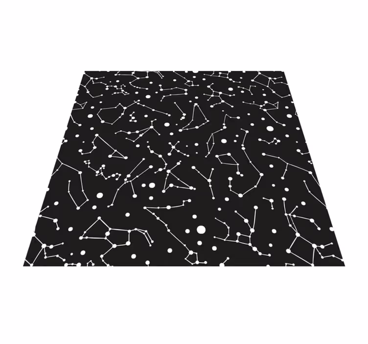 Sterrenbeeld thema vinyl tapijt sterren - TenStickers