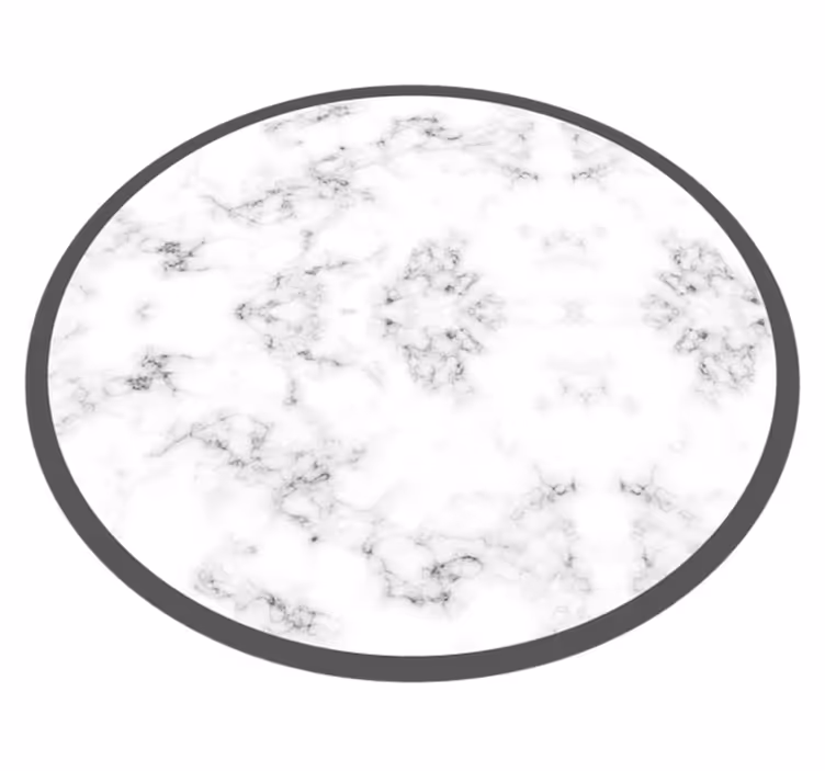 Marmeren vinyl tapijt marble circular - TenStickers