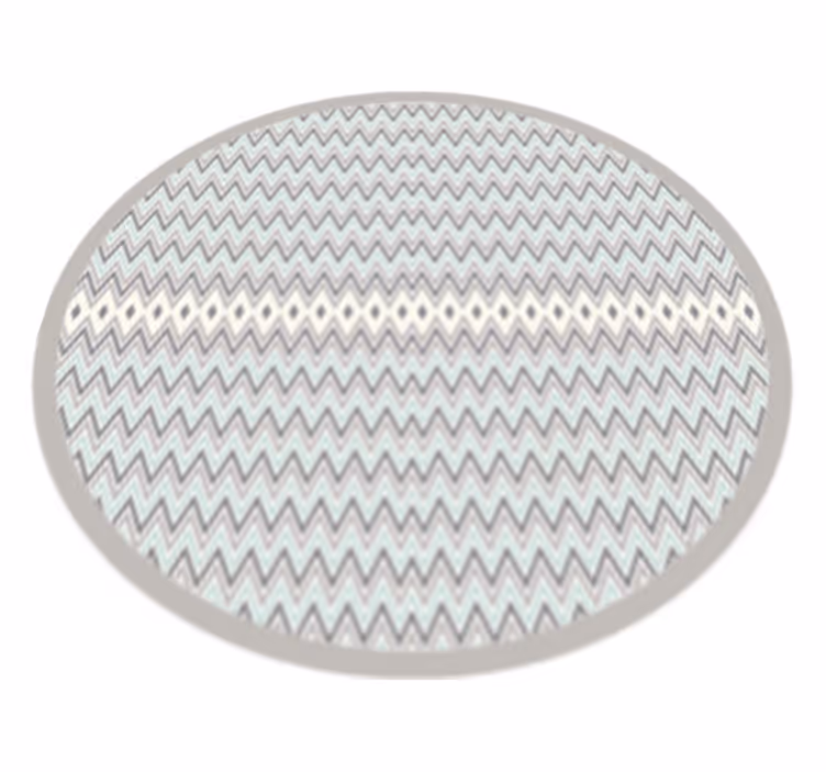 Chevronpatroondetail vinyl tapijt strepen - TenStickers