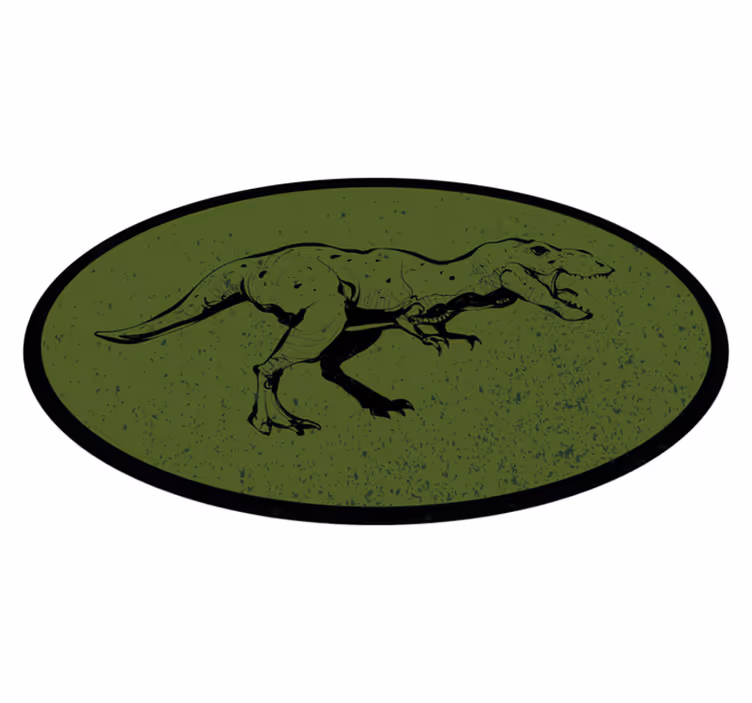Dinosaurussen thema vinyl tapijt meer kinderen - TenStickers