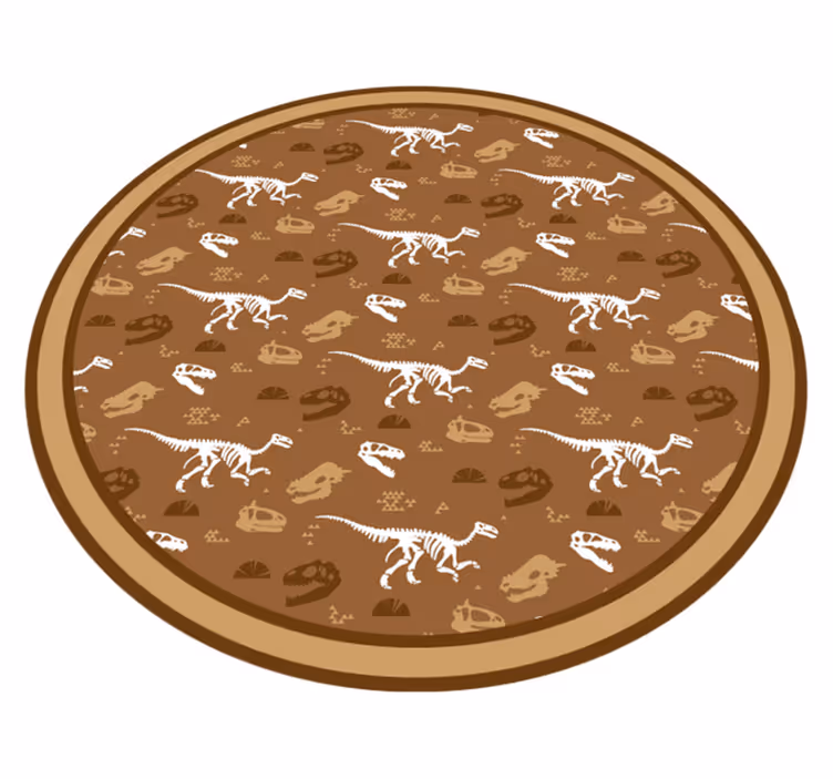 Dinosaurusmotieven vinyl tapijt meer kinderen - TenStickers