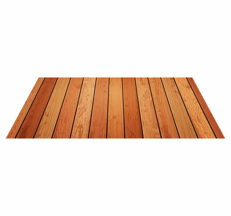 Houten plank simulacrum vinyl tapijt houtstructuur - TenStickers