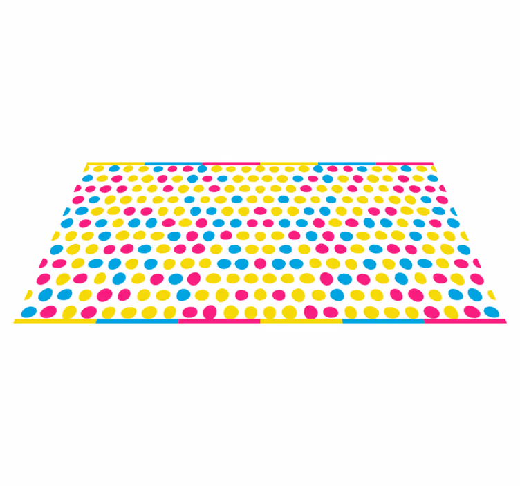 Stippenreeks vinyl tapijt strepen - TenStickers