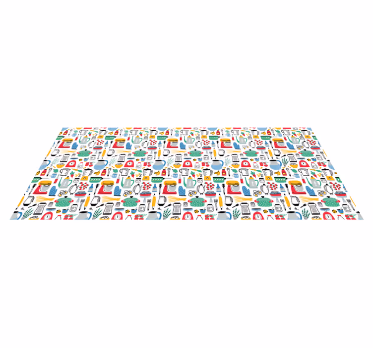 Vinyl tapijt alfabet tegels - TenStickers
