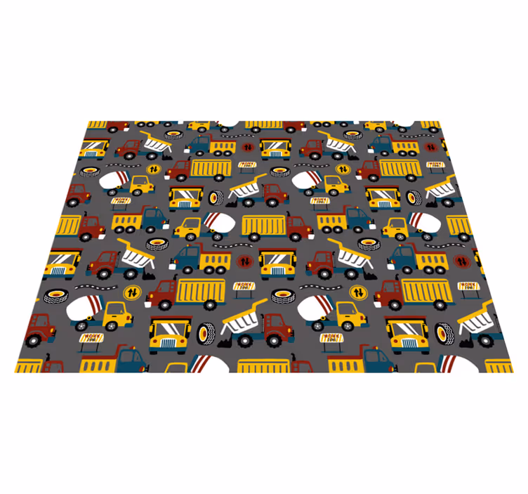 Bouw plezier vinyl tapijt kind - TenStickers
