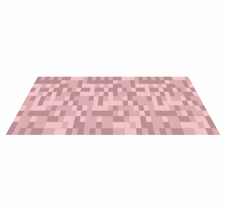 Gepixelde camouflage vinyl tapijt geometrisch - TenStickers