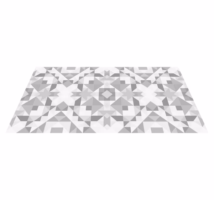 Geometrische samenvatting vinyl tapijt geometrisch - TenStickers