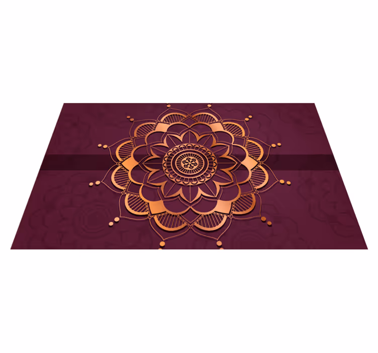 Vinyl tapijt mandala vloerdecoratie - TenStickers