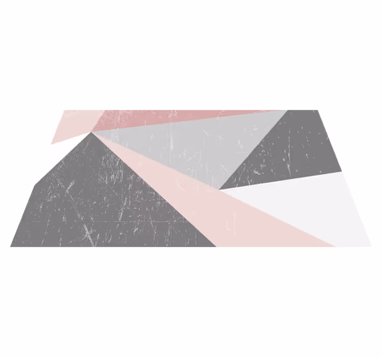 Geometrische vormen-overlay vinyl tapijt geometrisch - TenStickers