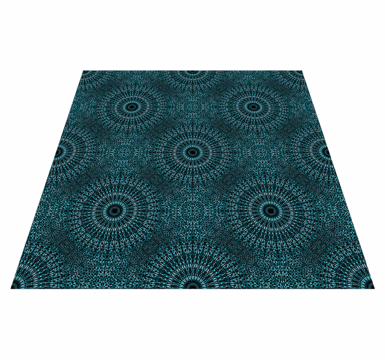 Vinyl tapijt mandala mandala stralend - TenStickers