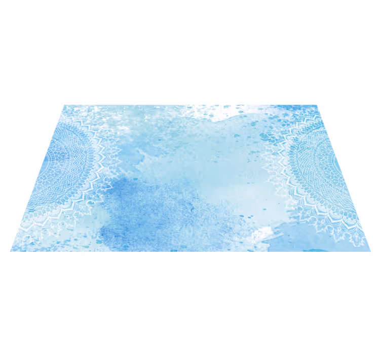 Vinyl tapijt mandala mandala splash - TenStickers