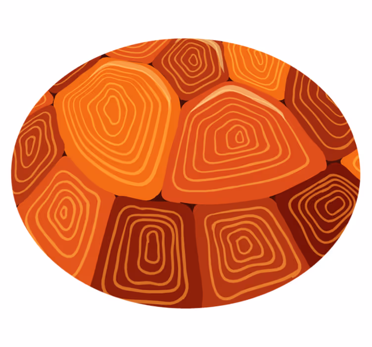 Organische contouren vinyl tapijt textuur - TenStickers