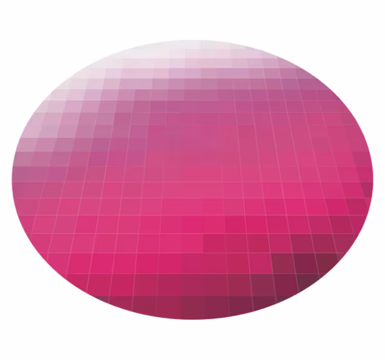 Gradiënt bol vinyl tapijt minimalistisch - TenStickers
