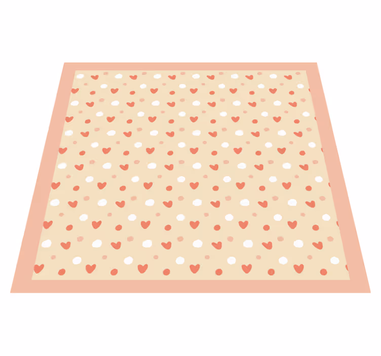 Hartpatroon decoratie vinyl tapijt baby - TenStickers