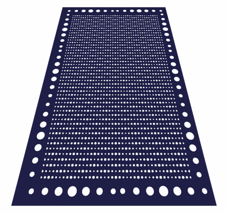 Elegante stippen vinyl tapijt strepen - TenStickers