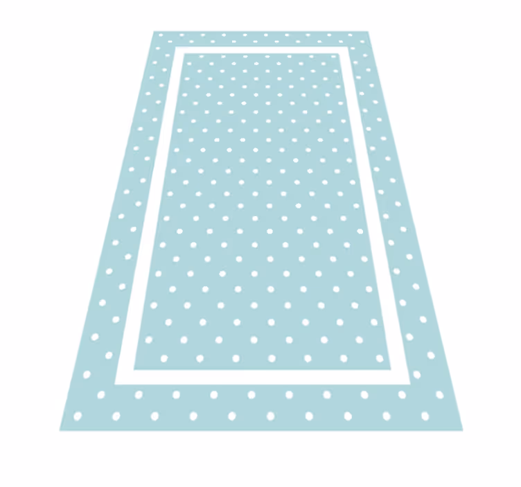 Stippen eenvoud vinyl tapijt slaapkamer - TenStickers