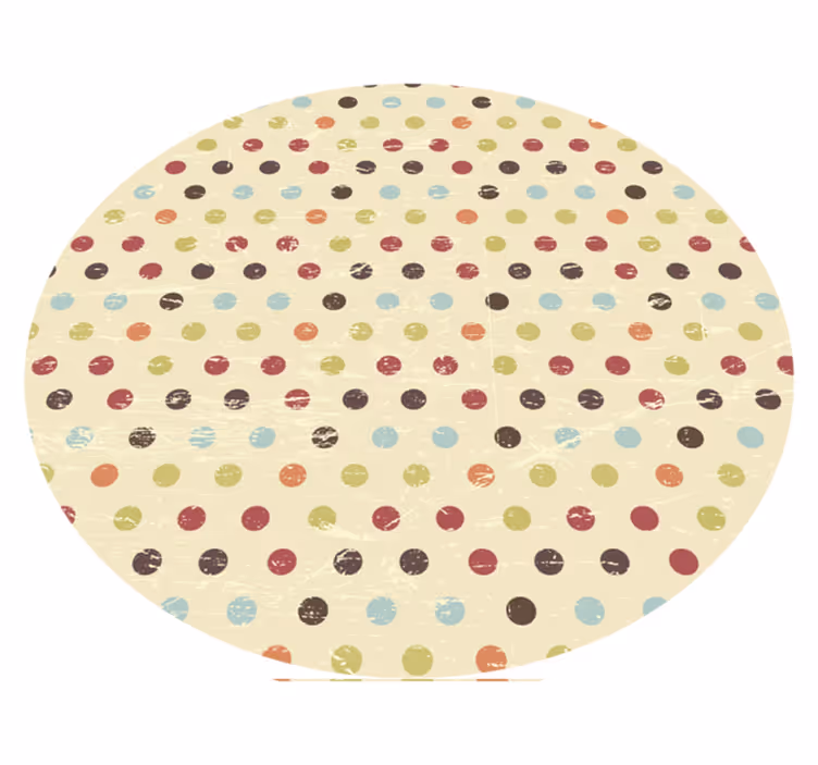 Textiel met stippen vinyl tapijt textuur - TenStickers