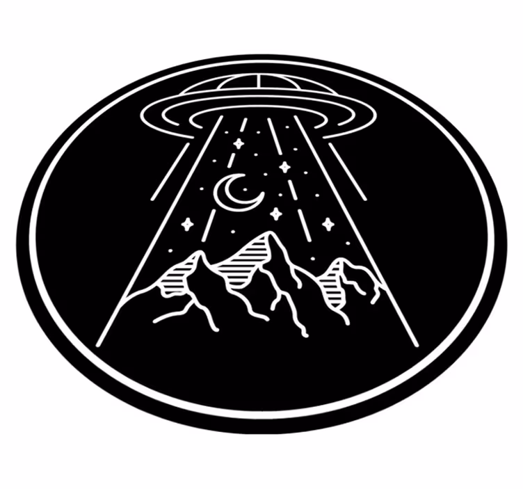 Ovni avontuur thema vinyl tapijt kind - TenStickers