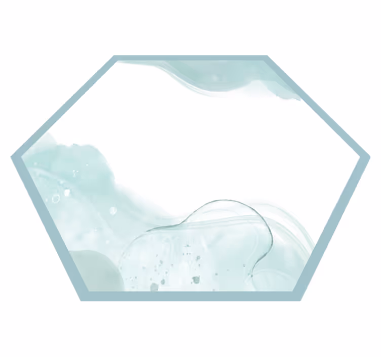 Zachte aqua wervelingen vinyl tapijt minimalistisch - TenStickers