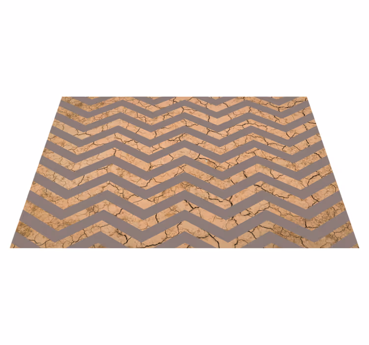 Chevron gebarsten structuur vinyl tapijt textuur - TenStickers
