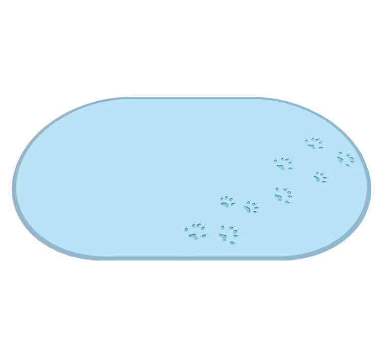 Pootafdruk sporen dieren vinyl tapijt - TenStickers