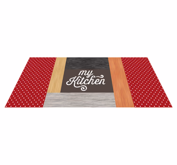 Mijn ruimte met texturen vinyl tapijt keuken - TenStickers