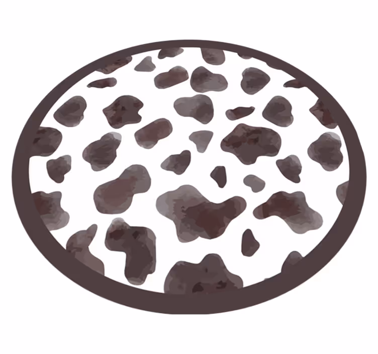 Koeienhuid stijl vinyl vloerkleed dierenprint - TenStickers
