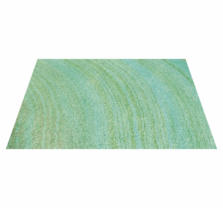 Wervelende groene tinten vinyl tapijt textuur - TenStickers