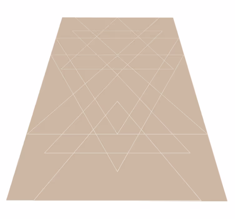 Geometrisch patroon mat vinyl tapijt modern - TenStickers