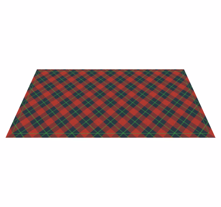 Argyle-patroon vinyl tapijt textuur - TenStickers