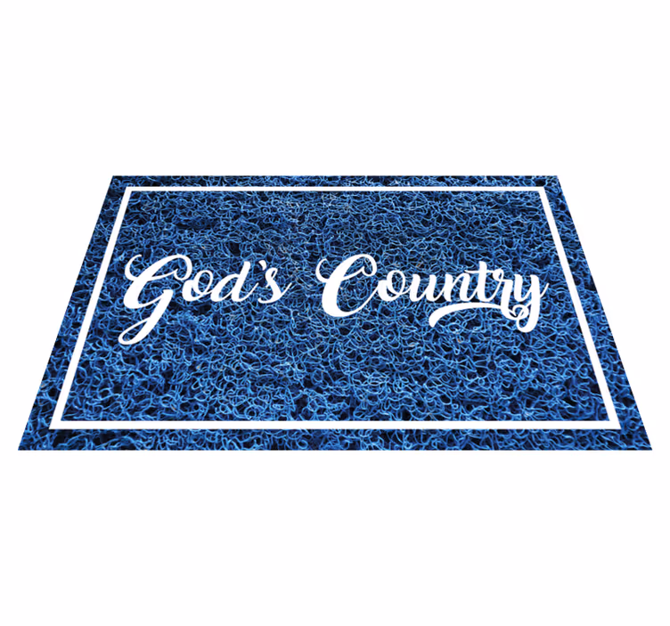 Gods landzin vinyl tapijt zinnen en teksten - TenStickers