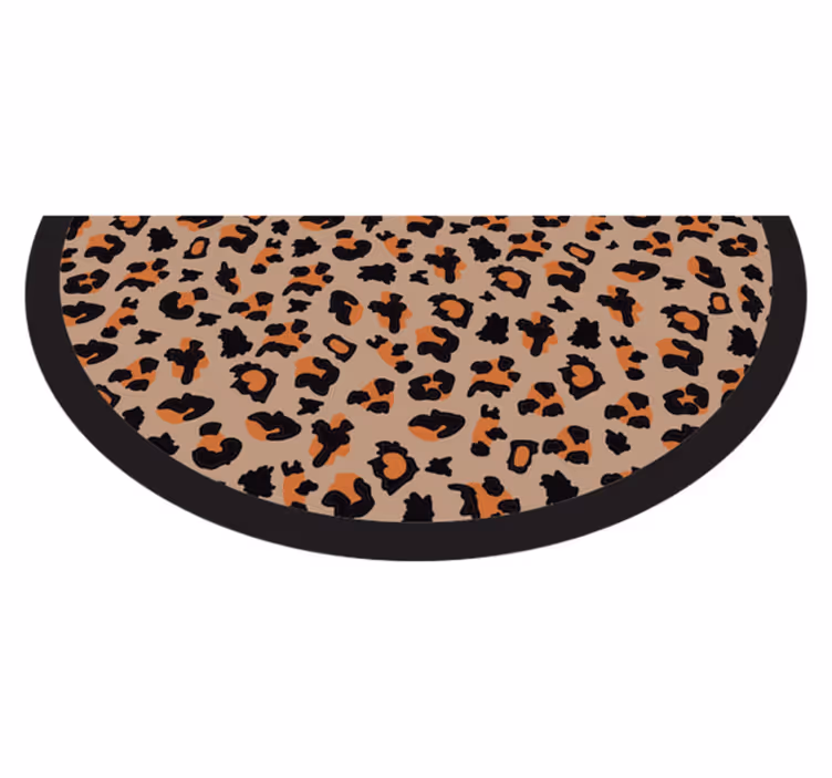 Gedurfd luipaardontwerp vinyl vloerkleed dierenprint - TenStickers
