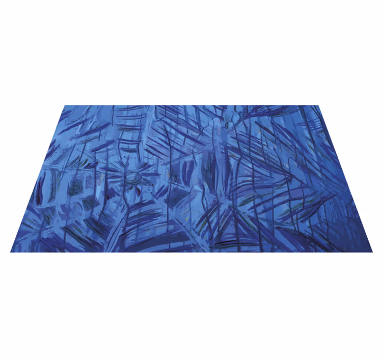 Vinyl tapijt natuur exotische loofprint - TenStickers