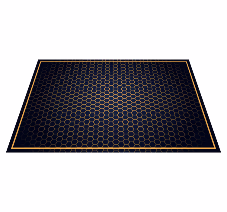 Honingraat chic vinyl tapijt geometrisch - TenStickers