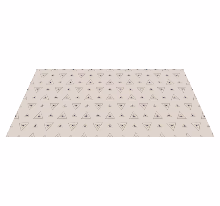 Stijlvol driehoekspatroon vinyl tapijt baby - TenStickers