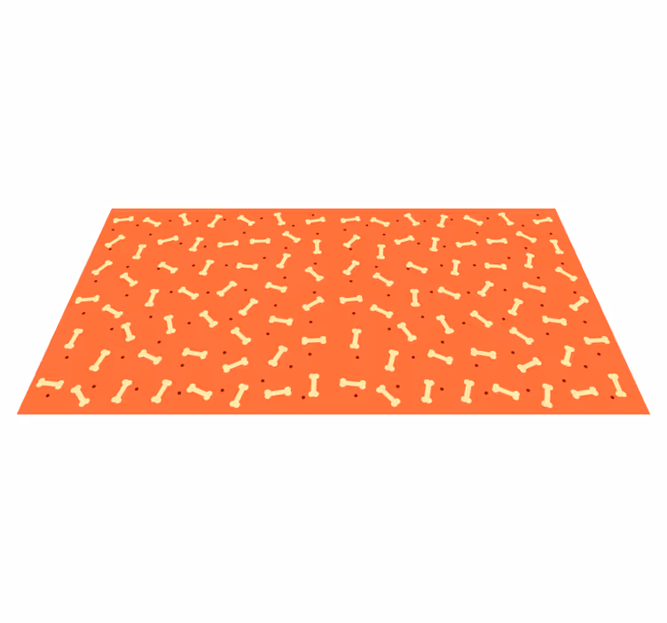 Botmotief Vinyl tapijt ontvangsthal - TenStickers