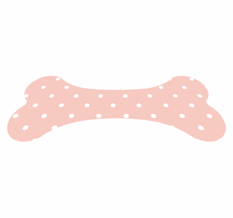 Roze stippenbot vinyl tapijt modern - TenStickers