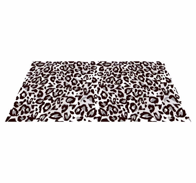 Luipaardstreepmotief vinyl vloerkleed dierenprint - TenStickers
