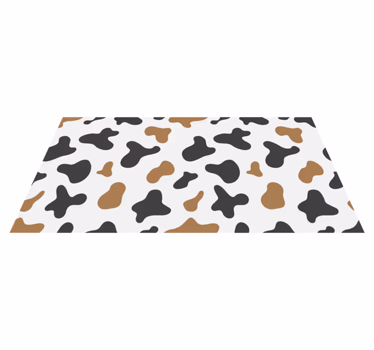 Koeienhuid print vinyl vloerkleed dierenprint - TenStickers