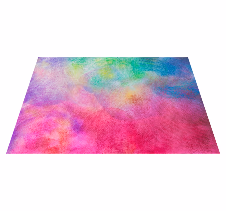 Jeugd vinyl vloerkleed Kunst kleuren - TenStickers
