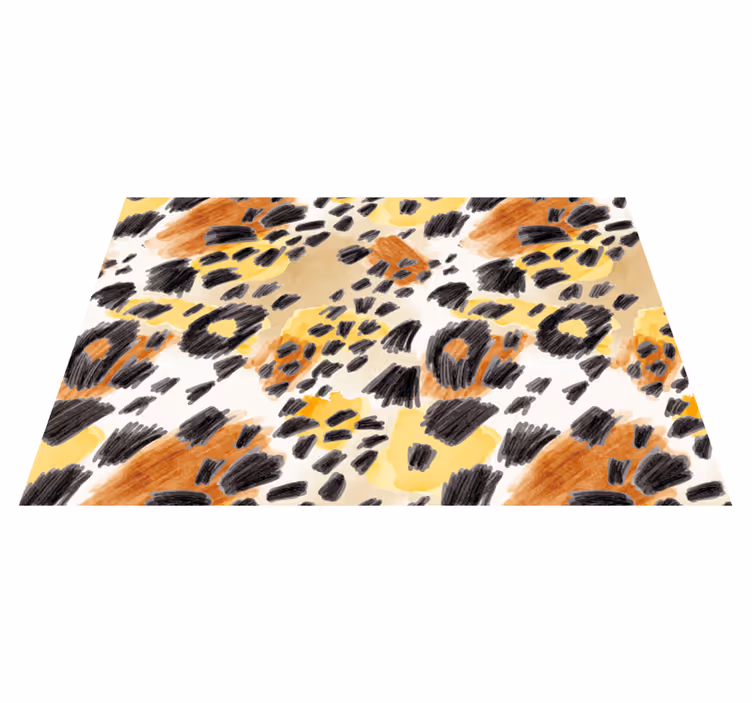 Stijlvol patroon vinyl vloerkleed dierenprint - TenStickers