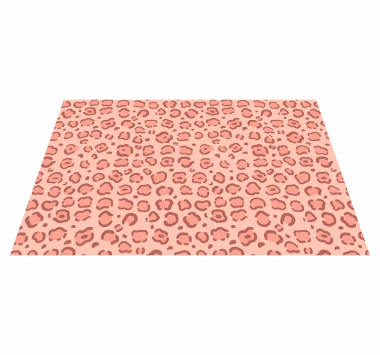 Luipaardstippen vinyl vloerkleed dierenprint - TenStickers