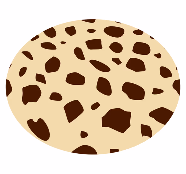 Gevlekte warmte vinyl vloerkleed dierenprint - TenStickers
