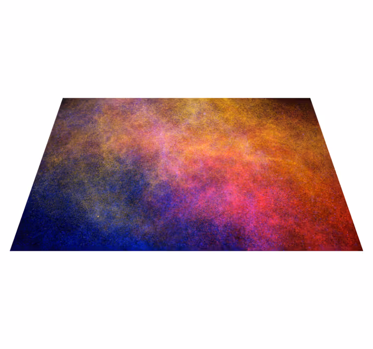Levendige kleurenexplosie vinyl tapijt andere textuur - TenStickers