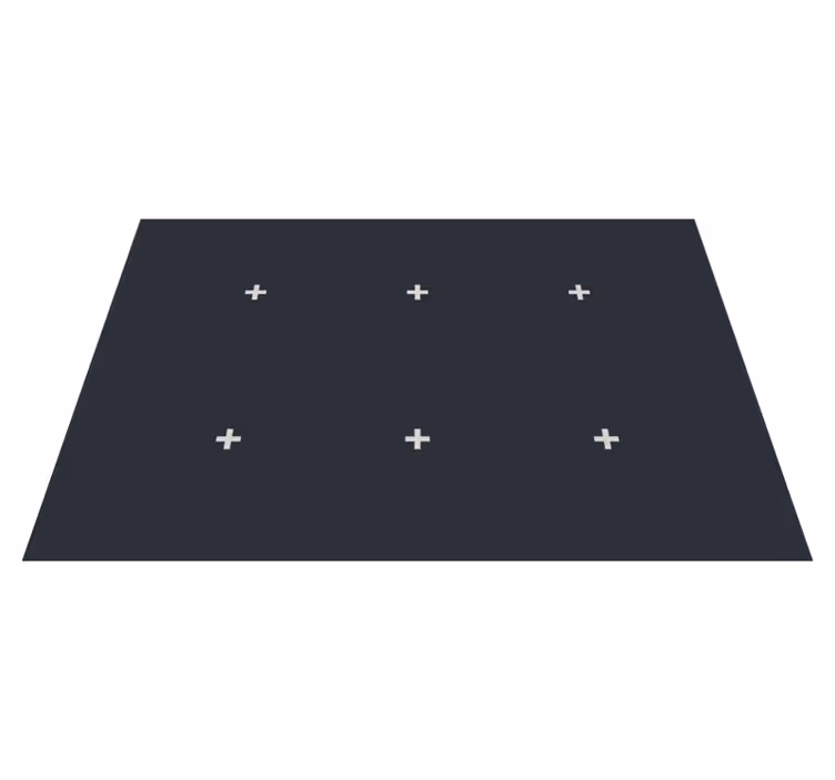 Donker geometrisch patroon vinyl tapijt minimalistisch - TenStickers