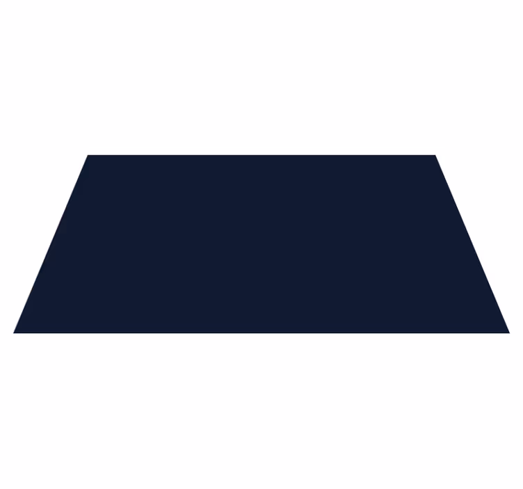 Diep marineblauw vinyl tapijt minimalistisch - TenStickers