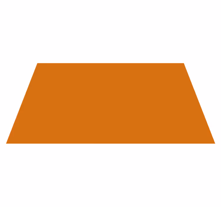 Monokleur oranje oppervlak vinyl tapijt woonkamer - TenStickers