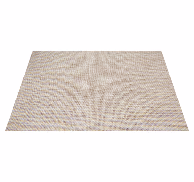 Natuurlijk beige katoenen textuur nordische vinyl tapijt - TenStickers
